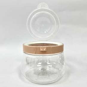 Pote mantimentos hermético flip trava trampa 700ml