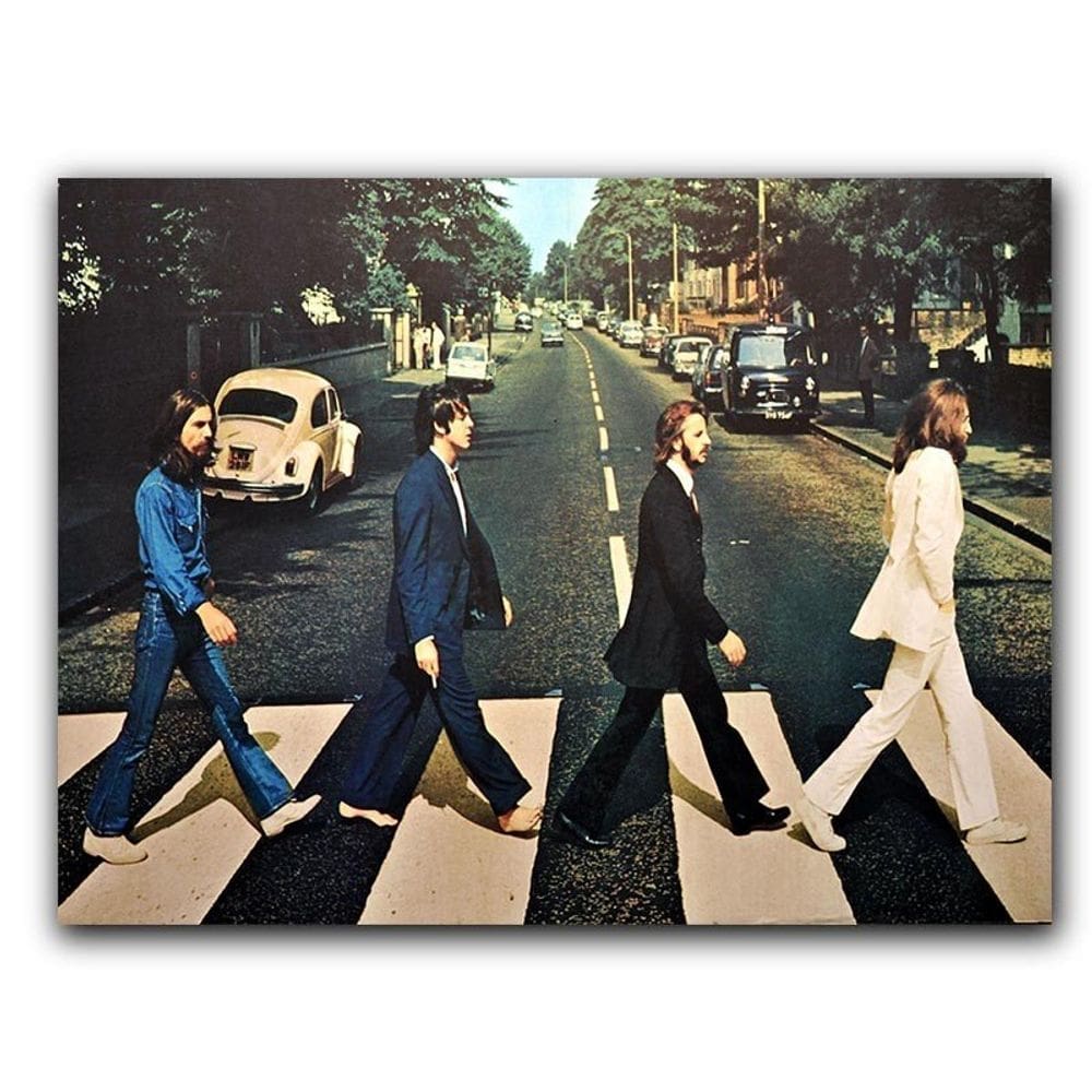 Placa  mdf  20 cm x 30 cm - the beatles  bd02