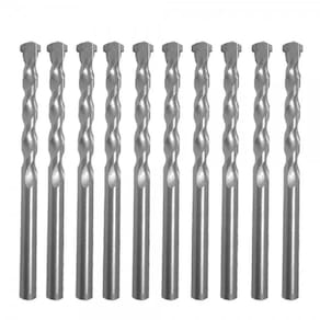 Kit 10 brocas parede concreto alvenaria 4 mm fertak 1220