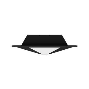 Luminária led taschibra embutir 20w tl slim 10 preta 4000k