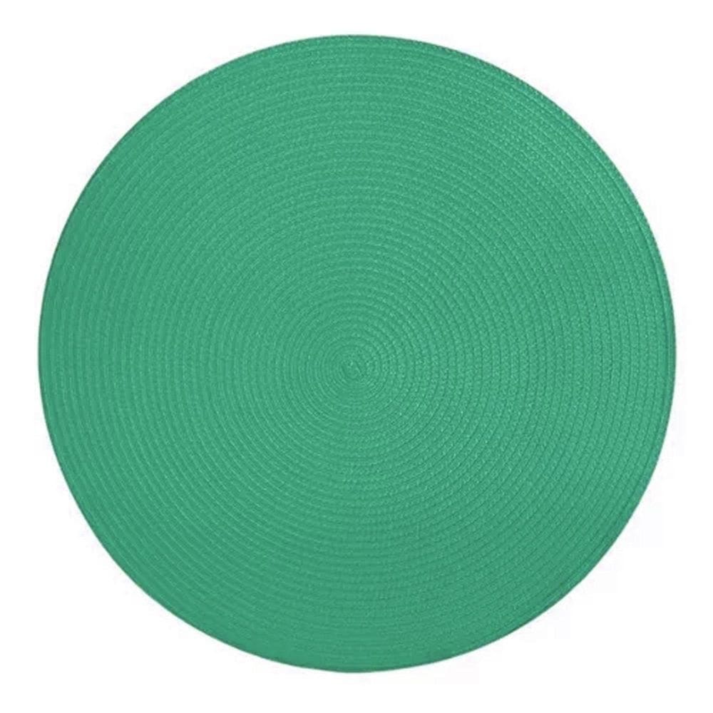 Jogo Americano Redondo 1 Unidade 38Cm Verde