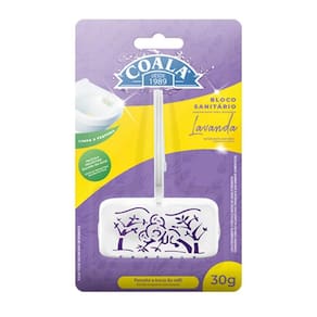 Suporte bloco + refil lavanda 30g coala