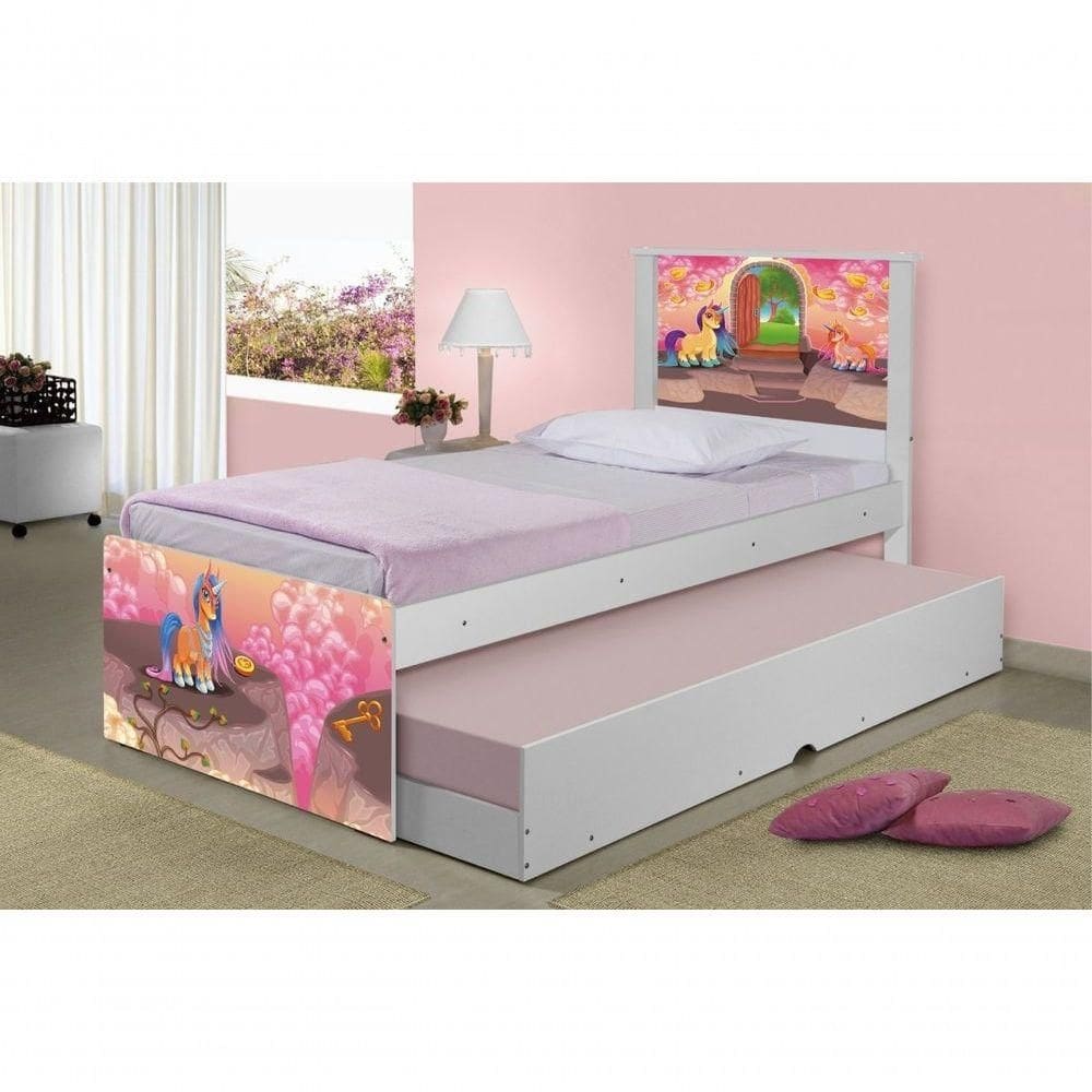 Bicama Unicórnios Mágicos Com Colchões