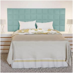 Cabeceira Estofada Roma 160cm Queen Size Linho