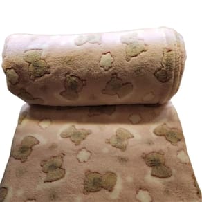 Cobertor Manta Coberta Solteiro Fofinha 2,20 X 1,50 - Ursa