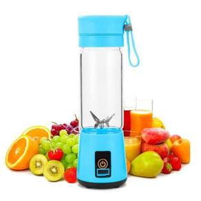 Mini liquidificador portátil mixer juice cup azul + cabo usb