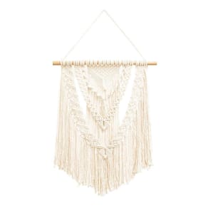 Painel macrame com fios 100 % algodão