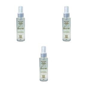 Spray corporal acne 3 unid. 100ml - controle de oleosidade