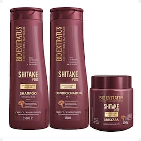 Kit Bio Extratus Shitake Plus Com 3 250g