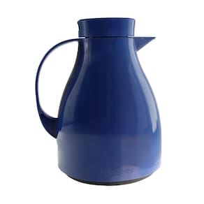 Garrafa Térmica Bule Com Gatilho 1,0 Litro Café - Azul