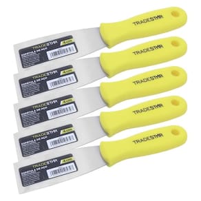 Kit 5 espátula 4 cm multiuso para pintor gesso drywal