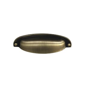 Puxador para móveis concha provençal sobrepor 96mm antique