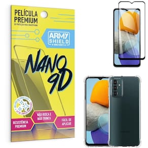 Kit capinha samsung m23 5g + película premium nano 9d