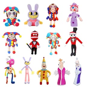 Pelucia Incrivel Circo Digital Coelho Jax Palhaço Pomni