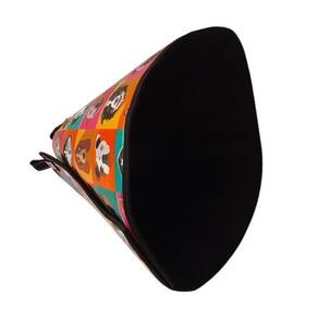 Colar elizabetano confort em material sintético estampado - 05