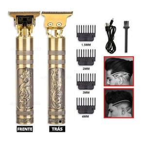 Máquina perfect barber profissional dragão acabamento barba