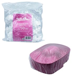 Protetor de bacia manicure descartável 32x32 cm, 50 unidades
