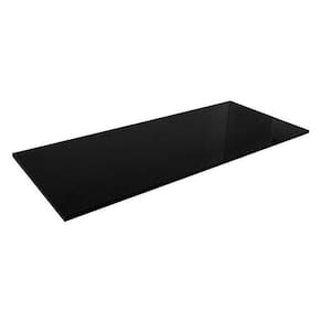 Tampo Balcão Gabinete De Cozinha 100Cm Mdp Preto Onix