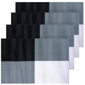 Conjunto jogo americano premier sousplat pvc cinza - 4 peças