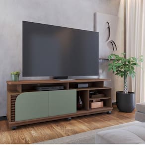 Rack Bancada Ambiente Jurerê 1.8 Amendôa Hortelã – Colibri