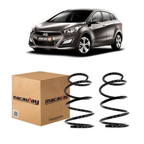 Par de molas dianteiras hyundai i30 altura macaulay
