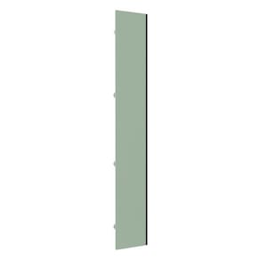 Porta Closet Para Roupeiro De Canto Reto Inox Verde