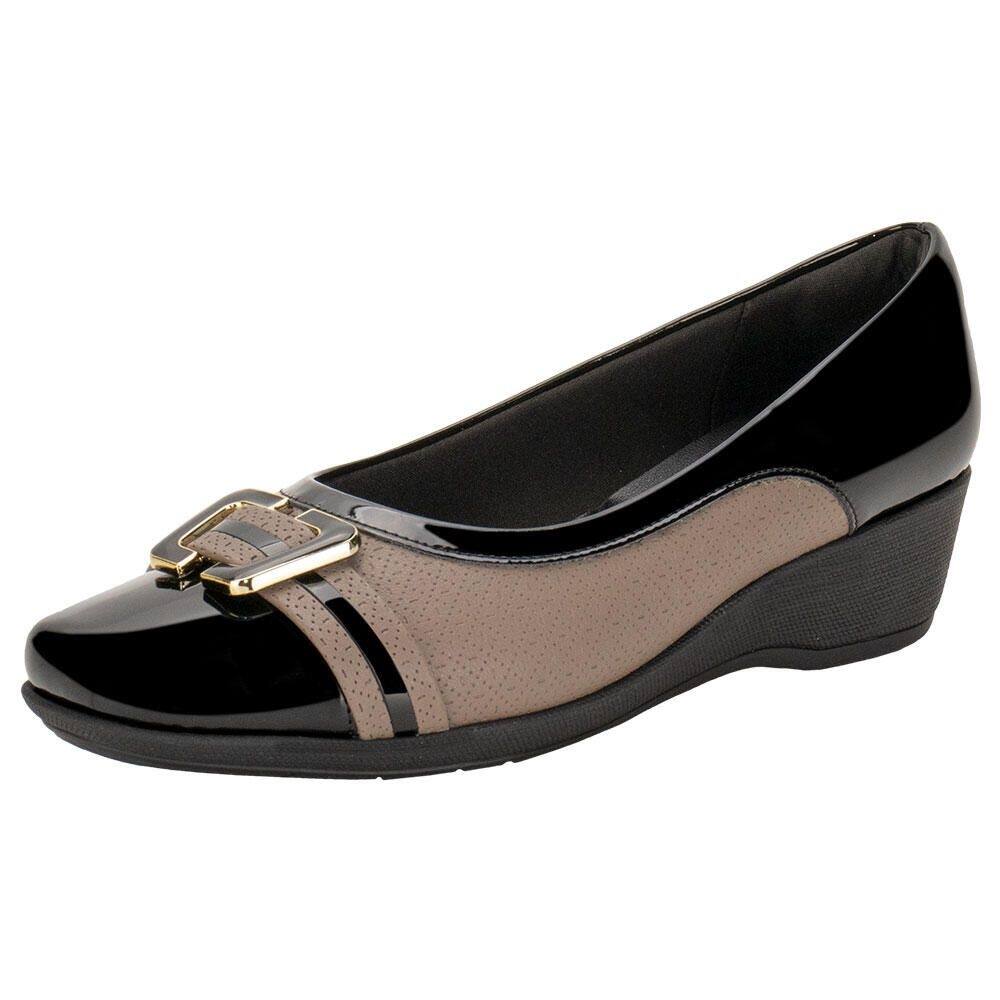 Sapato Feminino Anabela Piccadilly 143212 - 37 - Preto