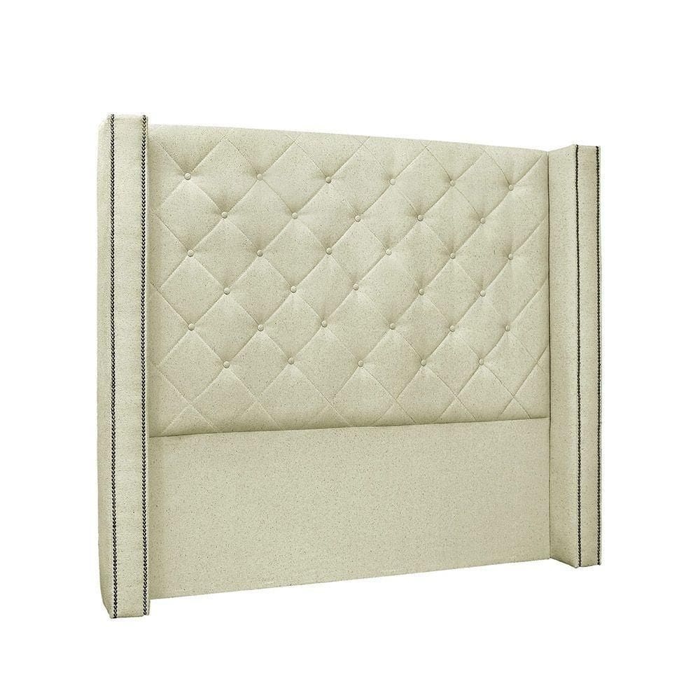 Cabeceira Queen 160 Cm Vicenza Linho Rustico Natural