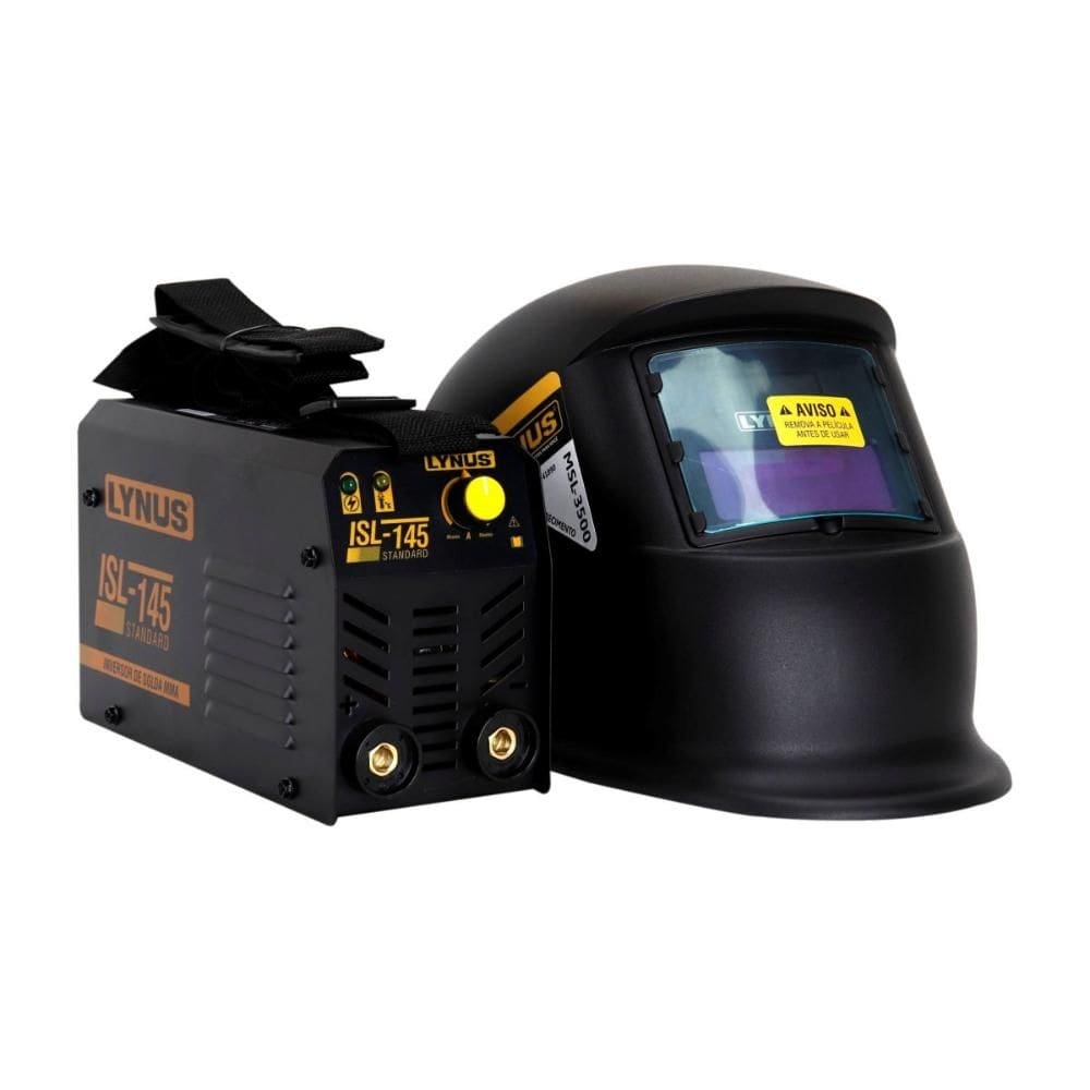 Kit Inversor Solda 100A Máscara Automática KISL145 Lynus 220V
