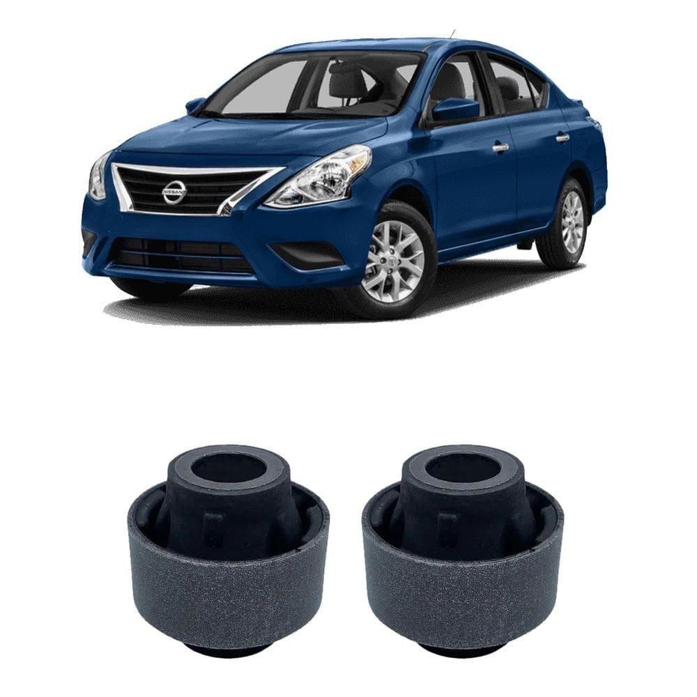 Kit 2 borracha maior balança dianteira versa 2016 2017 2018