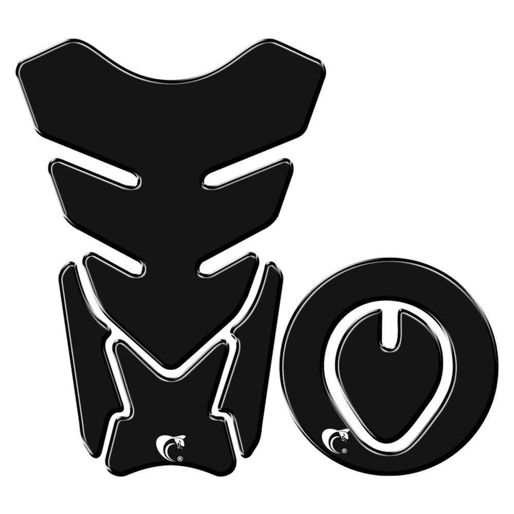 Protetor Tanque E Bocal Adesivo Moto Honda Ano Até 2017 Preto Liso Cor Preto