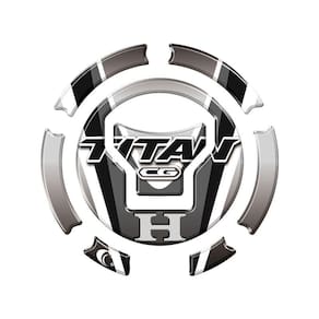 Adesivo Resinado Protetor Bocal Cg Titan Ano Acima 2018 Preto Cor Preto