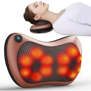 Almofada Encosto Massageador Shiatsu Lombar Pescoço Veicular