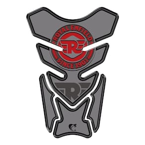 Protetor De Tanque Adesivo Moto Royal Enfield Vermelho Cor Preto