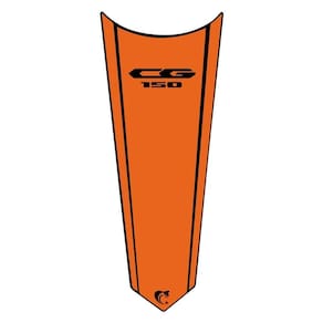 Adesivo Faixa Gravata Tanque Moto Cg Titan 125/150/160 Laranja Cor Cg 150