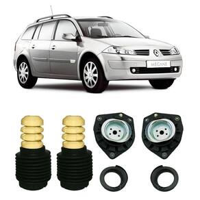 Kit batente coxim dianteiro megane grand tour 2007 2008 2009