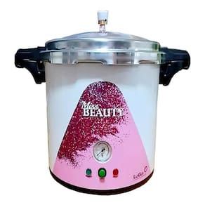 Autoclave manicure estética 8 litros volaremed rosa 110v