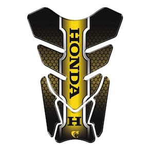Adesivo Resinado Protetor De Tanque Moto Honda Universal Dourado Cor Dourado