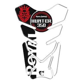 Protetor Adesivo Moto Resinado Hunter 350 Preto Cor Preto