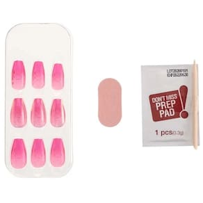 Unha Postiça Autocolante Press&Go Pink Jelly Kiss