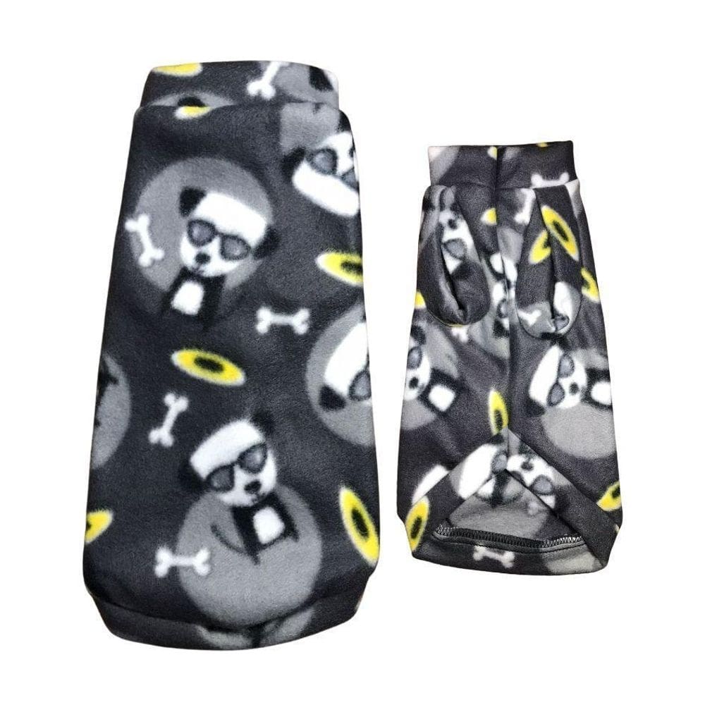 Roupa Para Cães - Suéter De Inverno Cinza Gg