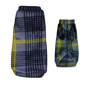 Roupa Para Cães - Suéter Xadrez Tamanho Egg