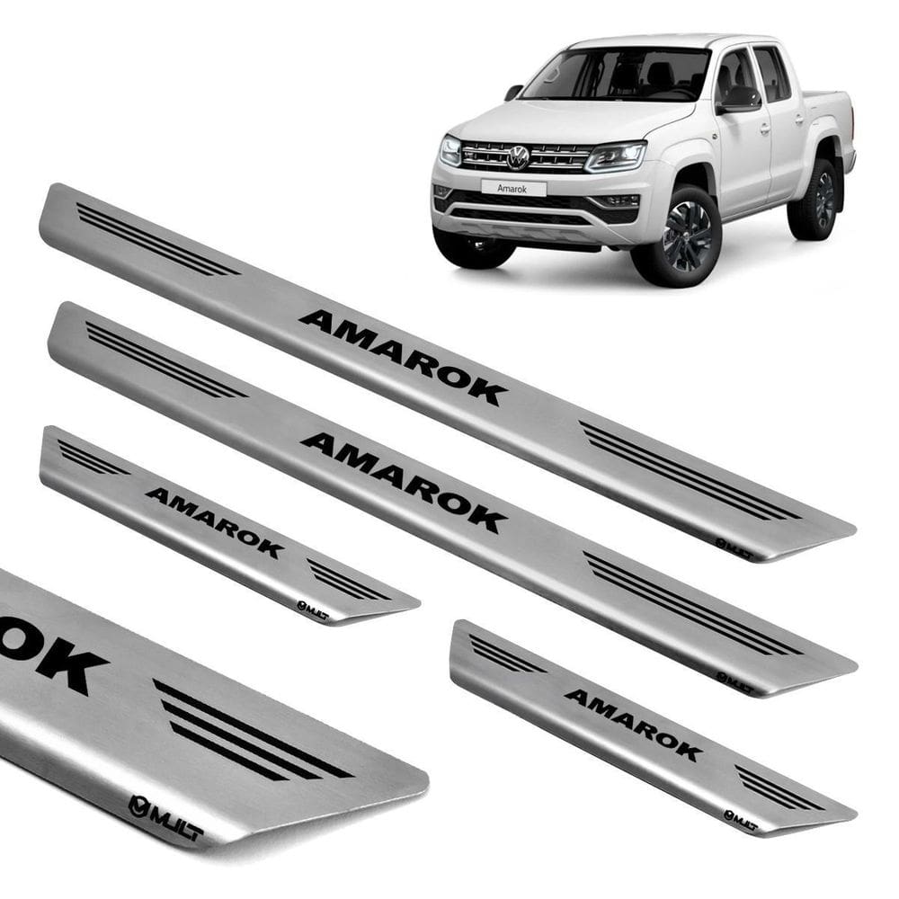 Soleira aço inox porta  mult amarok dupla 2016 2017
