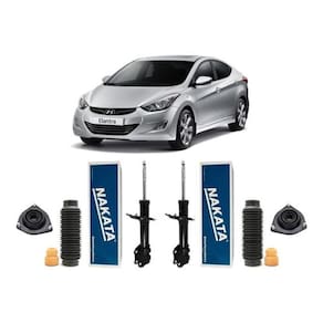 2 amortecedor kit suspensão dianteiro elantra 2013