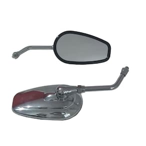 Espelho retrovisor gvs mod.harley para vulcan 1500 cromado