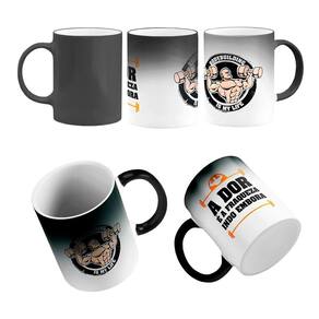Caneca mágica dor fraqueza indo embora bodybuild academia