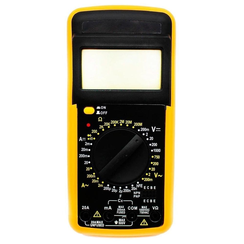 Multímetro amperímetro digital multiteste