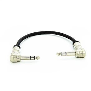 Cabo Adaptador P10 90º X P10 90º Estereo - 1 Metro