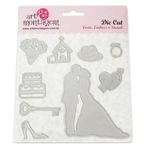 Faca De Corte Em Metal Arte & Montagem Casamento
