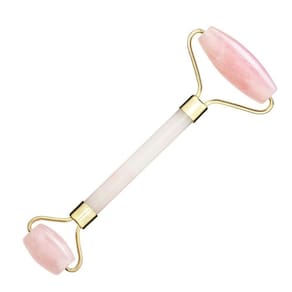 Rolo Massageador De Quartzo Rosa - Smart Gr Rolo Rosa